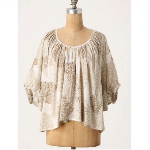 Anthropologie Maeve Coeurs Heart Cotton Blouse - Picture 10 of 11
